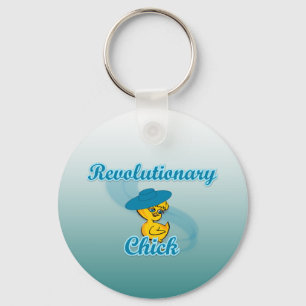 Revolutionary Chick #3 Key Ring