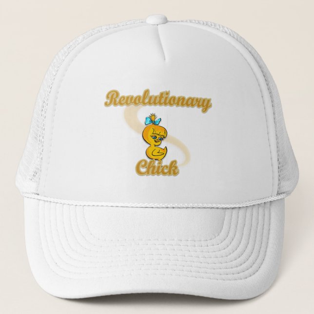 Revolutionary Chick Trucker Hat (Front)