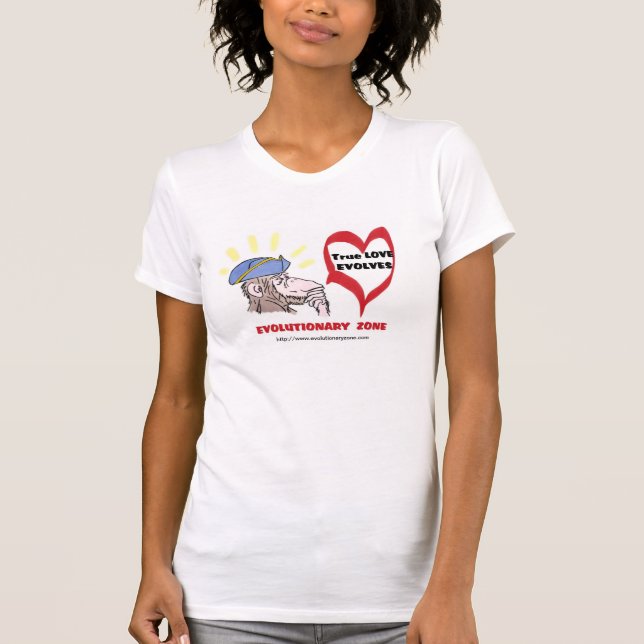Revolutionary Thinking Monkey-TRUE LOVE T-Shirt (Front)