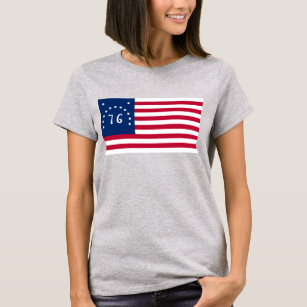 Revolutionary War Battle of Bennington U.S. Flag T-Shirt