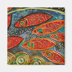 revolving door (painting) magnet 3