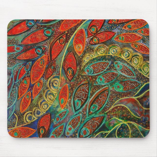 revolving door (painting) mouse pad (Front)