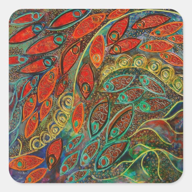 revolving door (painting) sticker (Front)