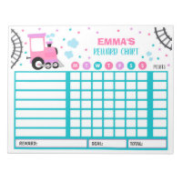 Reward Chart Monster Train Personalized Chores