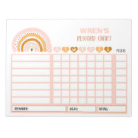 Reward Chart Rainbow Personalised Chore Chart