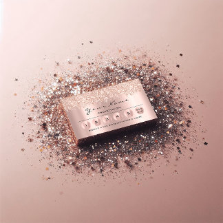 Reward Loyalty with Elegance: Makeup Hairdresser Business Card