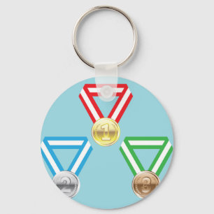 Reward Medals vector Key Ring