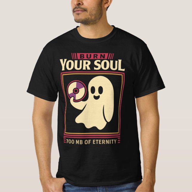 Rewind Your Life – Retro Skeleton Cassette Tape T-Shirt (Front)