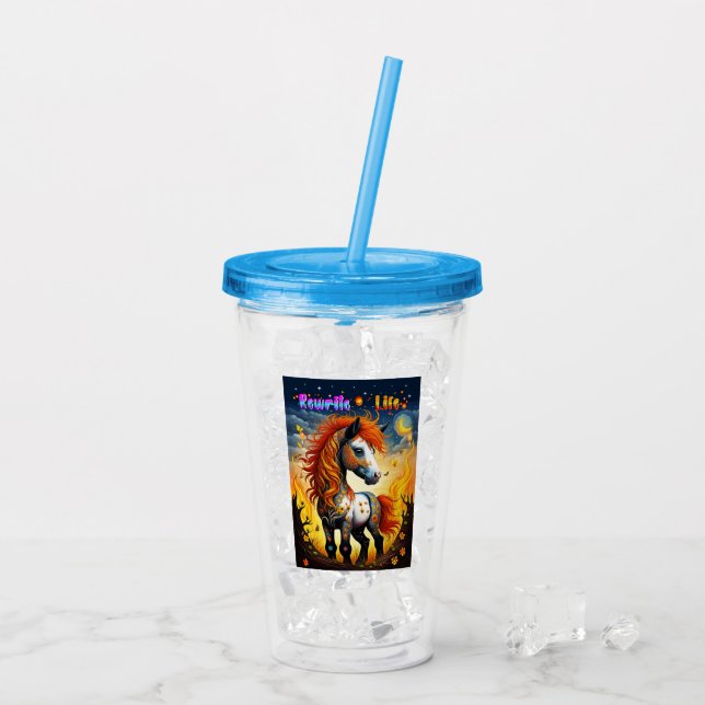 Rewrite Life Acrylic Tumbler (Back Ice)