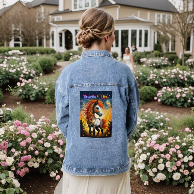 Rewrite Life Denim Jacket (Wedding Back)