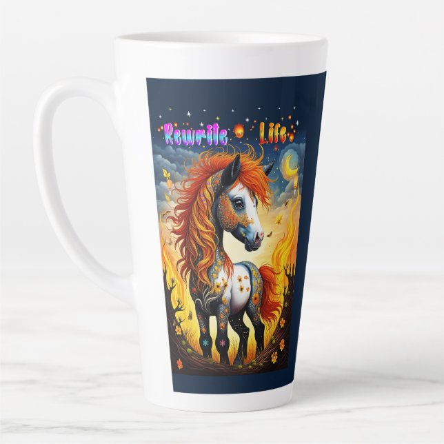 Rewrite Life Latte Mug (Left)
