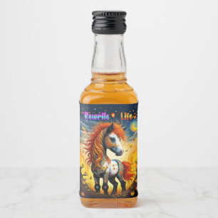 Rewrite Life Liquor Bottle Label