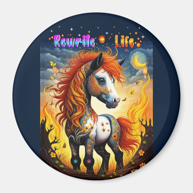 Rewrite Life Magnet (Front)
