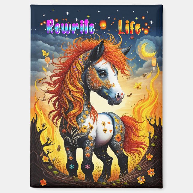 Rewrite Life Magnet (Front)