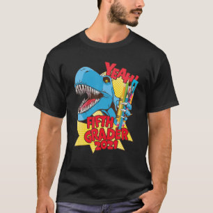 Rex 5Th Grader 2021 - 4Th Grad Graduation - Fifth T-Shirt