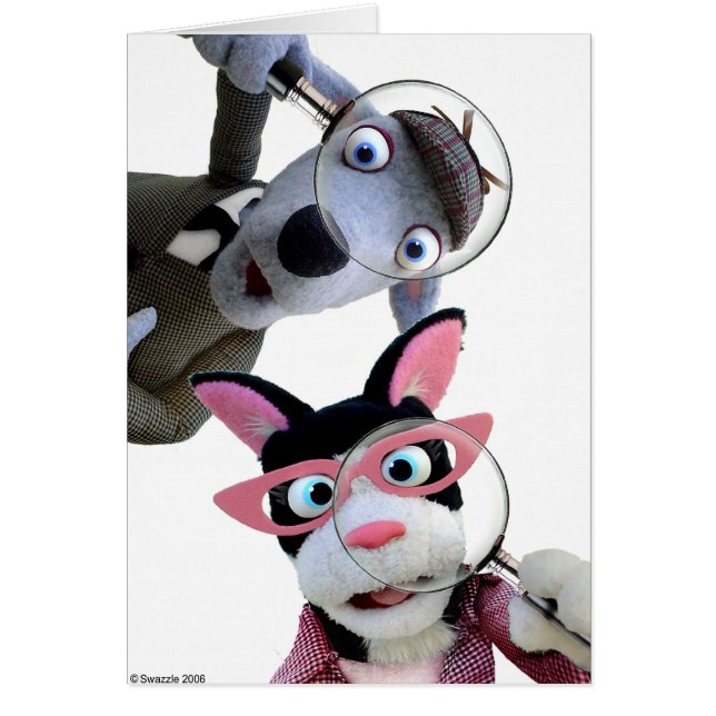 Rex and Boots Card (Front)