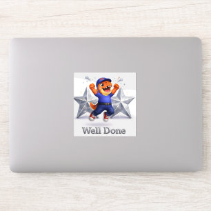 Rex and hoot two silver stars well done vinyl stic