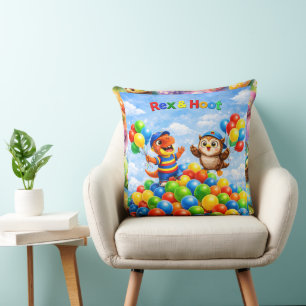 Rex and kids birthday ball pit throw cushion produ