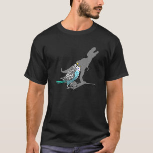 Rex Budgerigar Shadow Budgie Parakeet Pet Bird Lov T-Shirt