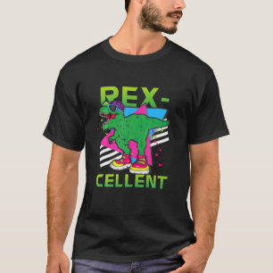 Rex-Cellent Retro Rex Dinosaur Funny Excellent Gam T-Shirt
