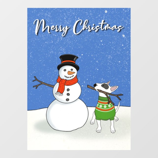 Rex  Christmas window cling (Sheet)