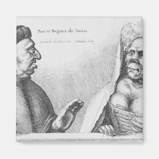 Rex et Regina de Tunis Magnet (Front)