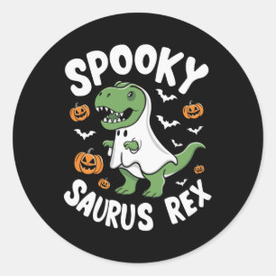 Rex Funny Halloween Outfit Costumes Classic Round Sticker