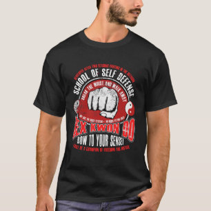 Rex Kwon Do Funny Karate Martial Arts Retro T-Shirt