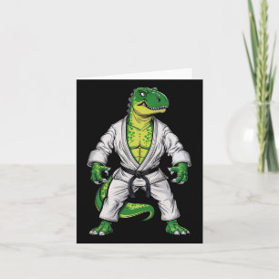 Rex Martial Arts Dinosaur Jiu-jitsu Bjj Karate Card