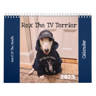 Rex The TV Terrier 2023 Word Of The Month Calendar