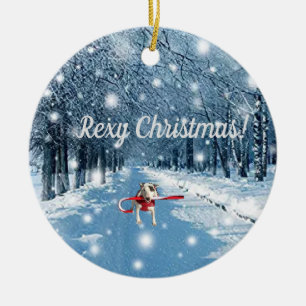 Rex The TV Terrier Christmas Ornament