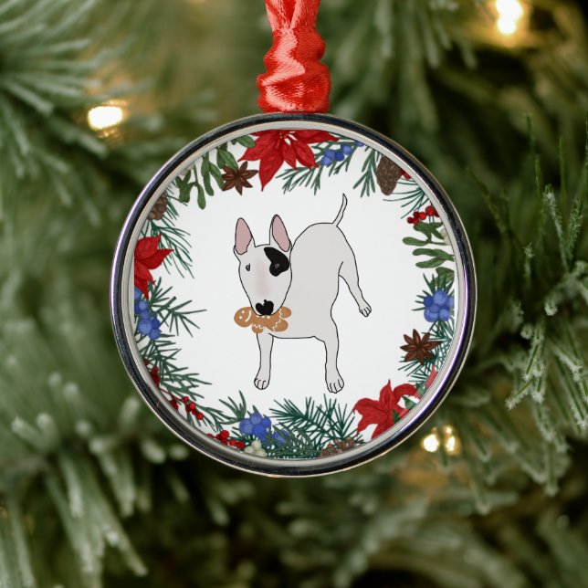 Rex The TV Terrier Glass Ornament (Tree)