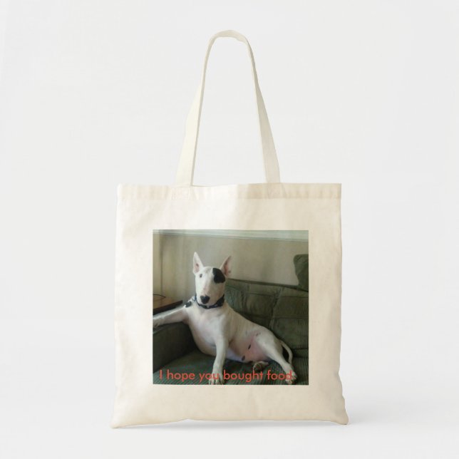 Rex The TV Terrier "I hope you bought food" Tote (Front)