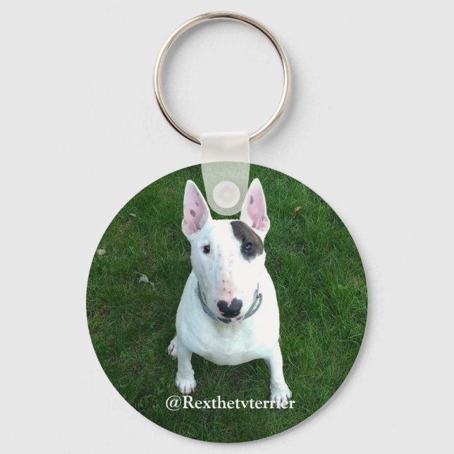 Rex The TV Terrier keychain (Front)