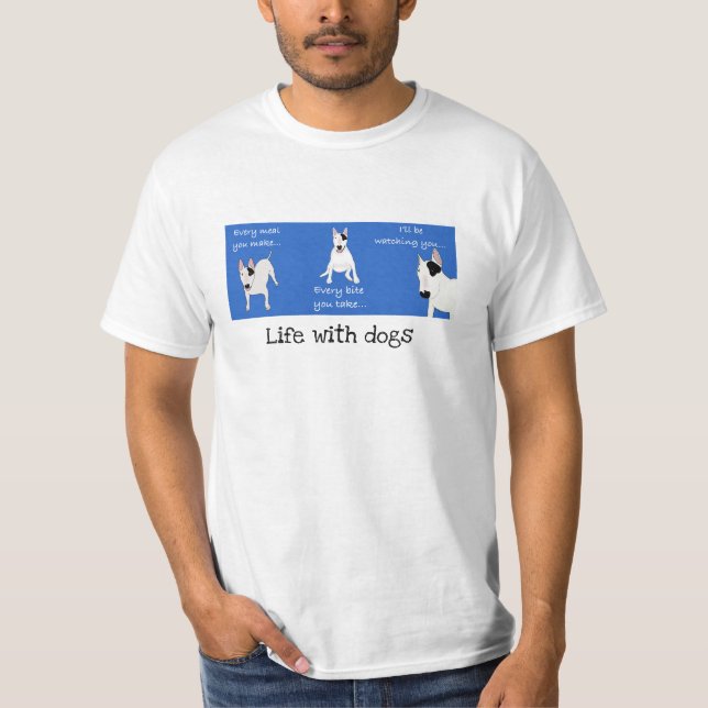 Rex The TV Terrier "Life With Dogs" Tee (Front)