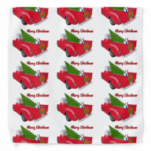 Rex The TV Terrier Red Truck Christmas