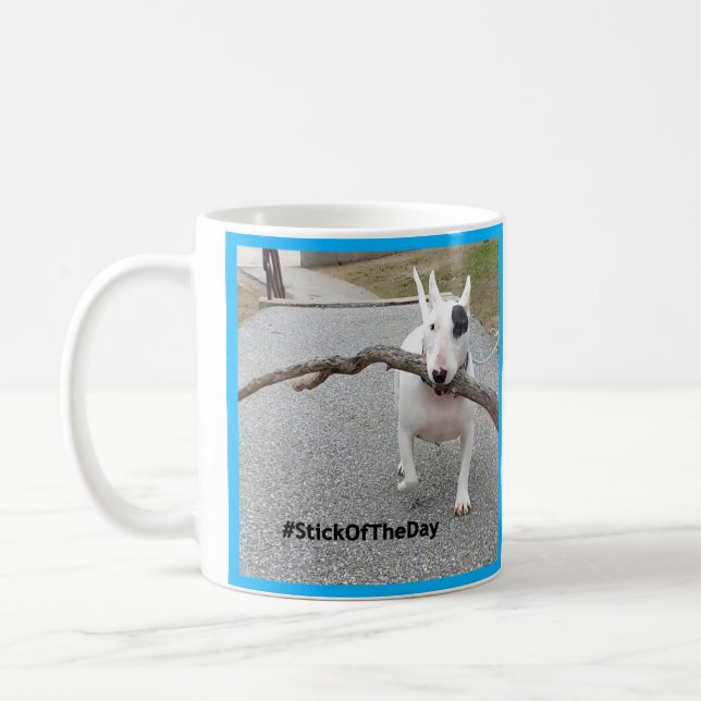 Rex The TV Terrier Stick of the day mug (Left)