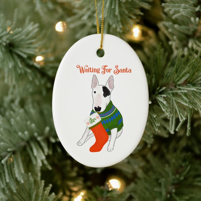 Rex Waiting For Santa ornament (Tree)