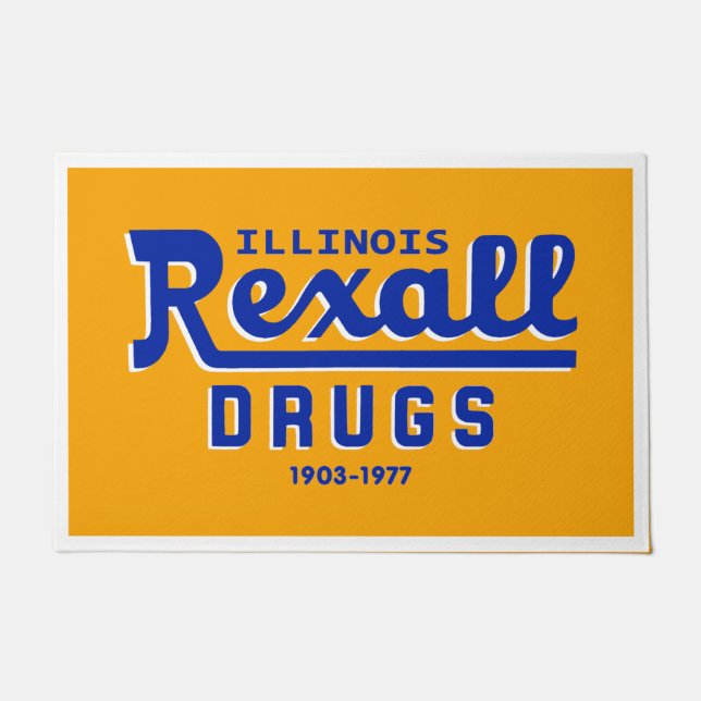 Rexall Drugs of Illinois - 1903-1977 Doormat (Front)