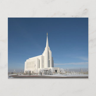 Rexburg LDS Temple Postcard
