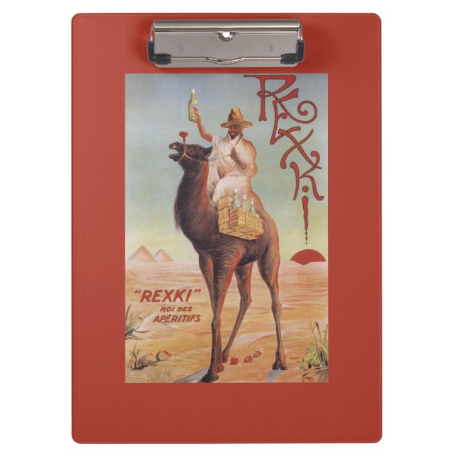 Rexki - King of Before Dinner Liqueurs Clipboard (Front)