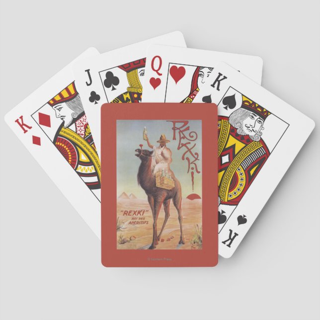 Rexki - King of Before Dinner Liqueurs Playing Cards (Back)
