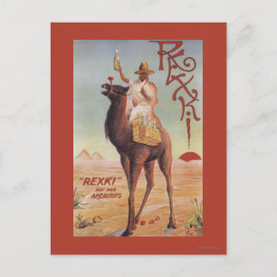 Rexki - King of Before Dinner Liqueurs Postcard
