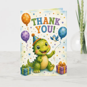 Rex's Dino-Mite Thank You Card