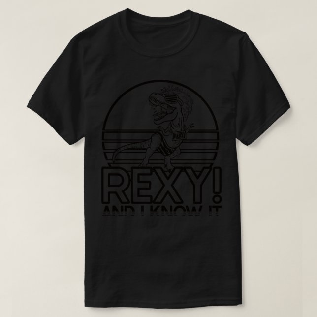 Rexy Lineal T-Shirt (Design Front)