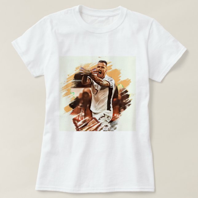 Rey Manaj goal celebration T-Shirt (Design Front)