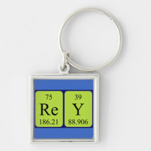 Rey periodic table name keyring