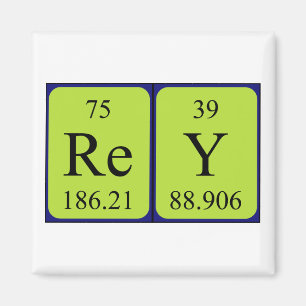 Rey periodic table name magnet