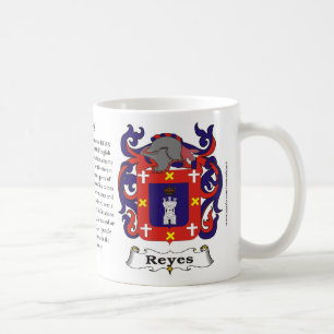 Reyes Family Coat of Arms Mug