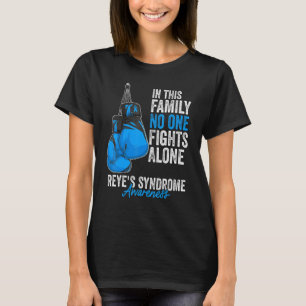 Reye's Syndrome Awareness Month Boxing Gloves Blue T-Shirt
